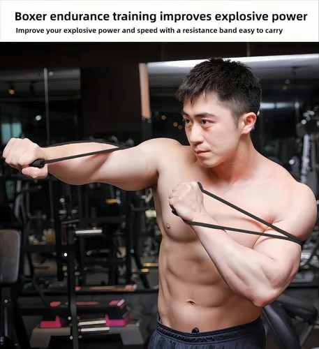 Miniatura 3 de Bandas de resistencia de boxeo para velocidad y fuerza: ideales para luchadores, entusiastas del fitness para mejorar las técnicas de combate