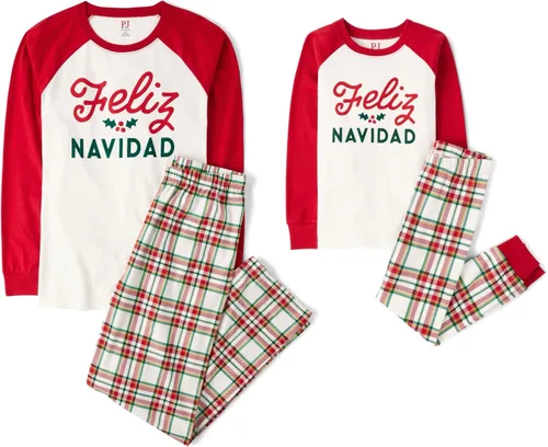 Miniatura 16 de The Children's Place Pijama de Navidad unisex para bebé, algodón Esqueleto