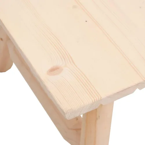 Miniatura 6 de Natural Wood Solid Spruce Oiled Finish Rectangular Coffee Table, 35.4x19.7 inch Durable Patio Furniture for Indoor Outdoor Balcony Porch Garden Use