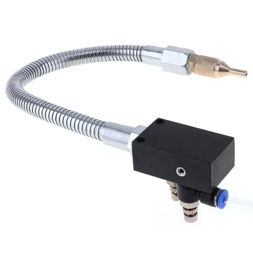 Miniatura 4 de ChgImposs Sistema de pulverización de lubricación de refrigerante de niebla con válvula de retención y boquilla de metal, kit de enfriamiento