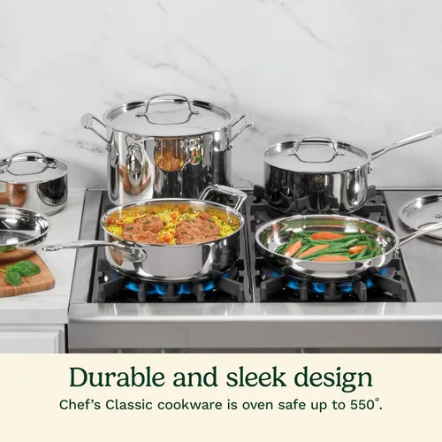 Miniatura 2 de Cuisinart - Juego de utensilios de cocina de 7 piezas, colección Chef's Classic de acero inoxidable, 77-7P1