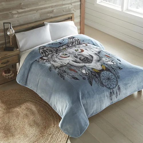 Miniatura 7 de Shavel Home Products Manta de lujo de pelo alto de gran tamaño, felpa y cálida, 60 x 80 pulgadas, tigre blanco