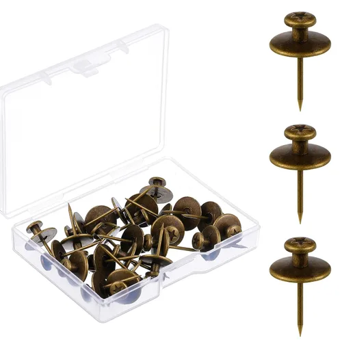 Miniatura 8 de Ganchos de pared para colgar fotos, ganchos de pared de doble cabeza, ganchos para colgar fotos, clavos, ganchos pequeños para colgar fotos, Oro