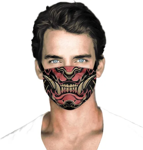 Miniatura 3 de Men Womens 3Pcs Face Mask Washable Face Mask with Adjustable EarLoops Bandana Balaclava Mouth Cover