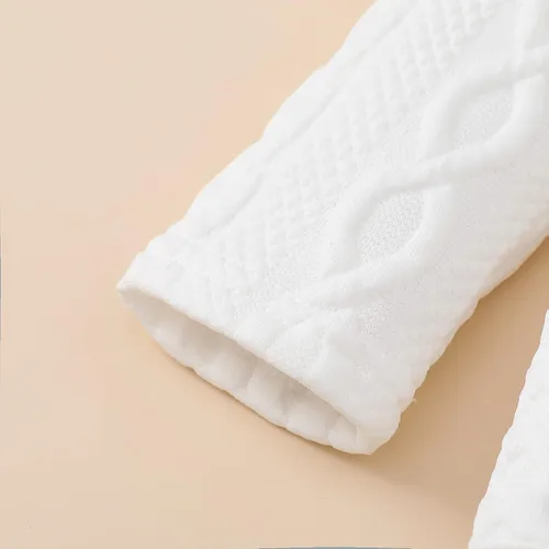 Miniatura 4 de Conjunto de ropa de bebé para niñas, mameluco de manga larga con capucha y pantalones