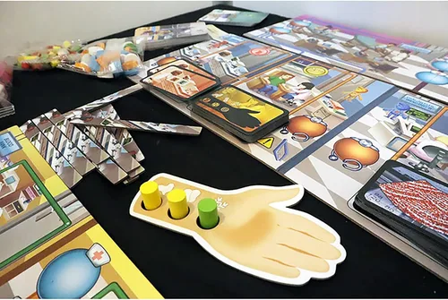 Miniatura 6 de Artipiagames Rush M.D.: Expansión UCI - Juego de mesa cooperativo Artipia Games, colocación de trabajadores, estrategia, edades 14+, 1-4 jugadores