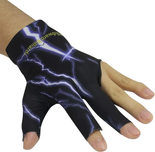 Miniatura 21 de Scott Edward Guantes de billar 10 piezas/set 3 dedos abiertos Guantes de billar Guantes de taco de piscina Spandex para mano izquierda o derecha