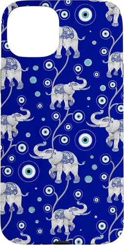 Miniatura 9 de Funda con dije de elefante de mala suerte para iPhone 17