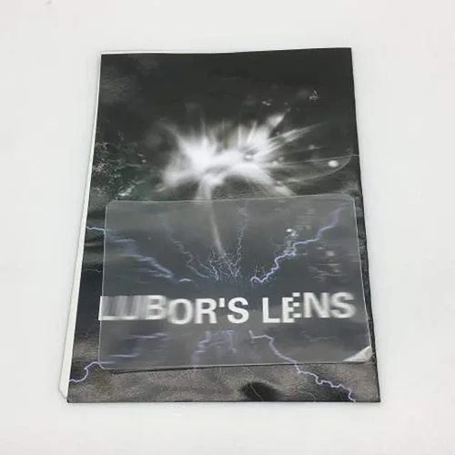 Miniatura 2 de Enjoyer Lubor's Lens Card Trucos de magia de cerca Accesorios mágicos Escenario Ilusiones Tarjetas mágicas Trucos Magos Accesorios, 10 unids/lote