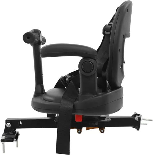 Miniatura 7 de Asiento de bicicleta para niños, asiento delantero de bicicleta para niños, asiento de bicicleta con rotación de 360° y reposabrazos ajustables
