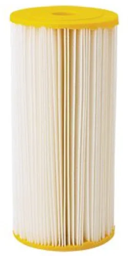 Pentair Pentek ECP50-BB - Filtro de agua de sedimentos azules grandes, 10 pulgadas, cartucho de repuesto de poliéster de celulosa plisado resistente