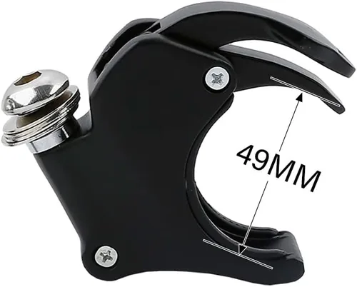 Miniatura 5 de XFMT Carenado frontal desmontable de cuarto para motocicleta con parabrisas antiniebla y abrazaderas de montaje negro de 49 mm para Harley Sportster