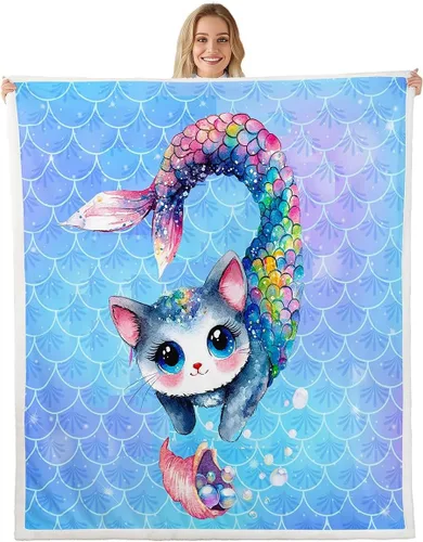 Miniatura 16 de Feelyou - Manta de forro polar camuflaje de 40 x 50 pulgadas para niños, niños y adolescentes, con diseño de peces de caza, manta de sherpa
