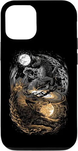 Miniatura 27 de Funda para iPhone 11 Viking Wolf Norse Mythology Pagan Ragnarok Wolves