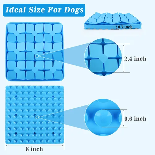 Miniatura 6 de Alfombrilla Olfateadora para Perros, Alfombrilla Interactiva de Silicona para Perros que No Lastima la Nariz del Perro para Entrenamiento de Olfato