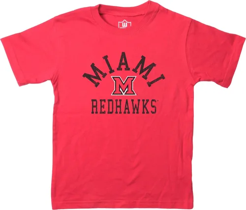 Miniatura 12 de Wes and Willy Camiseta de algodón orgánico de manga corta para niños de la NCAA rutgers scarlet knights rojo