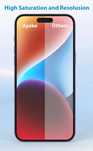 Miniatura 4 de Ayake Reemplazo de pantalla para iPhone 13 Pro Max, pantalla LCD FHD de 6.7 pulgadas y pantalla digitalizadora táctil, tono real programable, restos