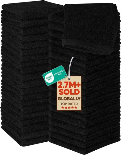 Miniatura 23 de Utopia Towels Juego de paños de algodón 100% hilado en anillo, paños de franela de gama alta, altamente absorbentes y suaves al tacto, paquete