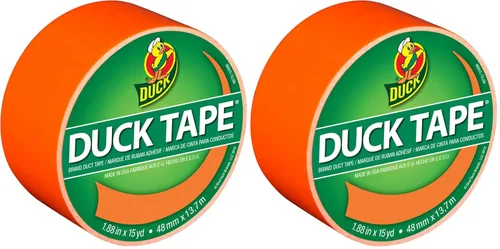 Miniatura 9 de Cinta adhesiva Duck Brand Duck de color, 4,78 cm x 13,7 m, 6 rollos, naranja neón (1265019_C)