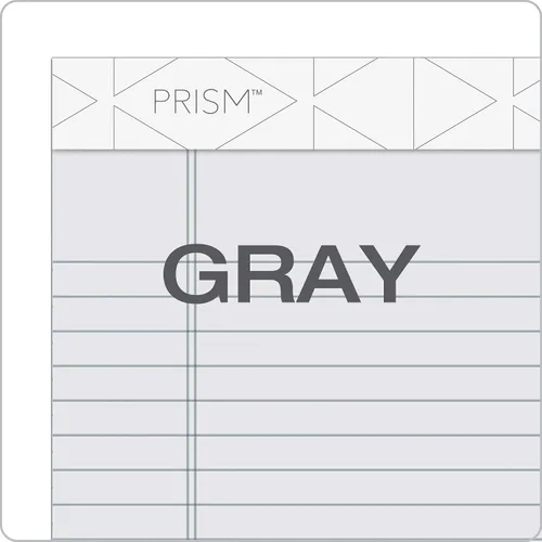 Miniatura 2 de Tops Prism Plus - Bloc legal de 5 x 8 pulgadas, perforado, gris, regla estrecha, 50 hojas por bloc de escritura, paquete de 12 (63060)