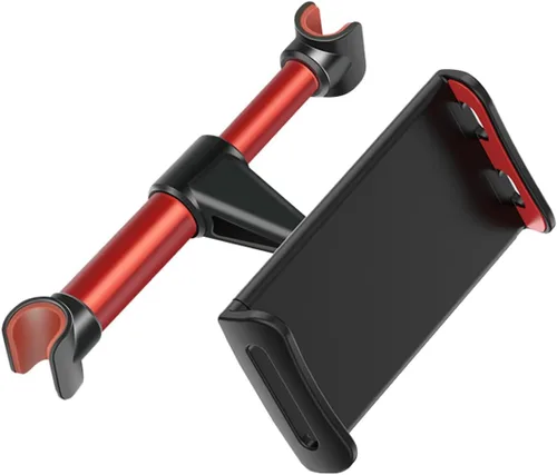 Miniatura 7 de Soporte para reposacabezas de coche, soporte ajustable giratorio 360 para tabletas de 5.3"-10.2", soporte universal para coche en el asiento trasero