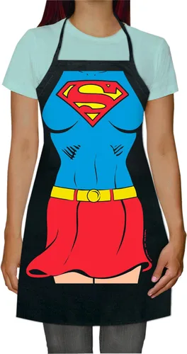 Miniatura 5 de Icup DC Comics - Delantal ajustable de talla adulto con diseño de Wonder Woman Be The Character, 100% algodón, negro