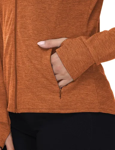 Miniatura 5 de TBMPOY Chaquetas con capucha y protección solar UPF 50+ para mujer, ligeras, de manga larga, para senderismo, exteriores, con cremallera completa