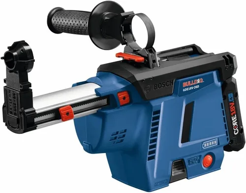 Miniatura 5 de BOSCH Kit extractor de polvo móvil GDE18V-26DB15 SDS-plus® Bulldog™ con (1) batería de alimentación avanzada CORE18V® de 4 Ah