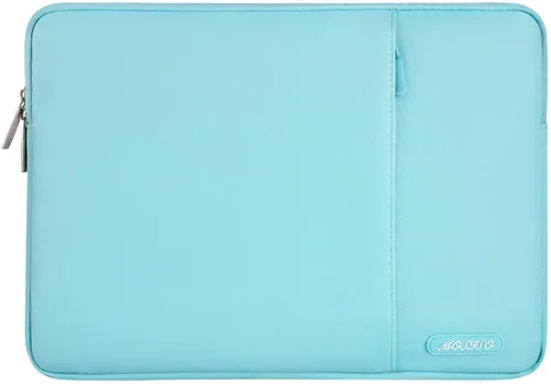 Miniatura 34 de MOSISO Funda vertical de poliéster con bolsillo para laptop de 15, 15.6 y 16 pulgadas, para computadora MacBook Pro 16 M4, M3, M2 y M1, HP, Acer