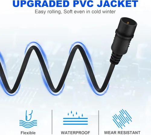Miniatura 5 de Ridgeyard Cable XLR de 3 pines macho a hembra flexible DMX para escenario, señal DJ XLR DMX conexión para luz de cabeza móvil, foco de luz par