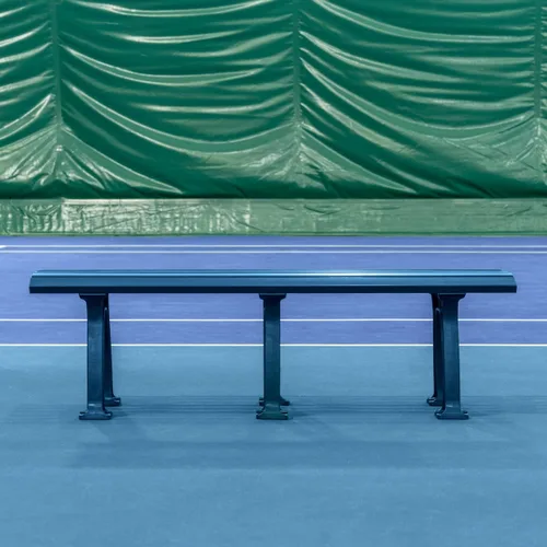 Miniatura 14 de Vermont Banco de cancha de tenis - 3 y 4 plazas Estándar o sin respaldo (estándar, negro, 3 plazas)
