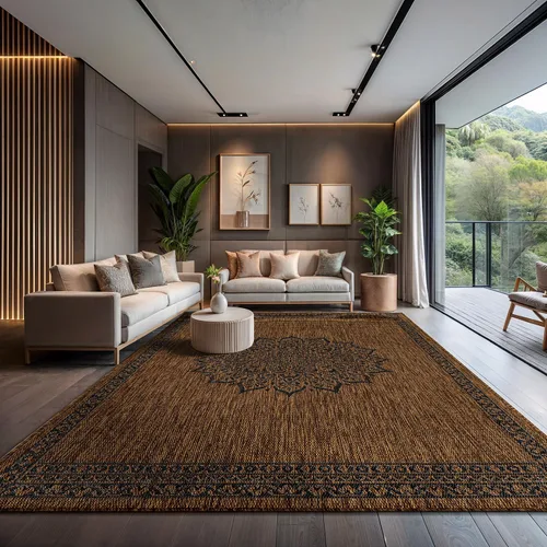 Miniatura 76 de CAMILSON Alfombra para exteriores, alfombras modernas para patios interiores y exteriores, tapetes de cocina y pasillo, alfombra lavable para porche