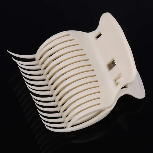 Miniatura 2 de Tbestmax 24 clips de rodillo caliente para rizador de pelo, clip de garra, reemplazo de sección de cabello para mujeres y niñas, color blanco