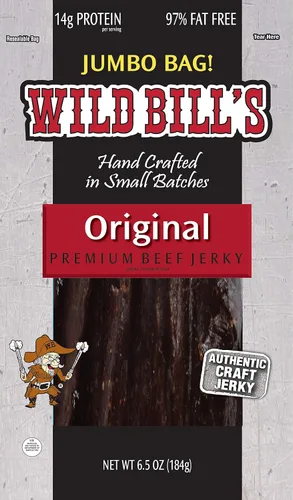 Miniatura 8 de Wild Bill's Carne Seca de Res Ahumada con Hickory del Frasco Paquete de 2 Onzas (3 unidades)
