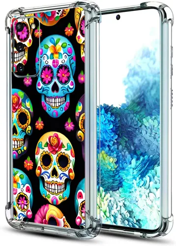 Miniatura 24 de Funda para Galaxy S20 FE 5G, atrapasueños, protección contra caídas espaciales, a prueba de golpes, TPU de cuerpo completo, resistente a