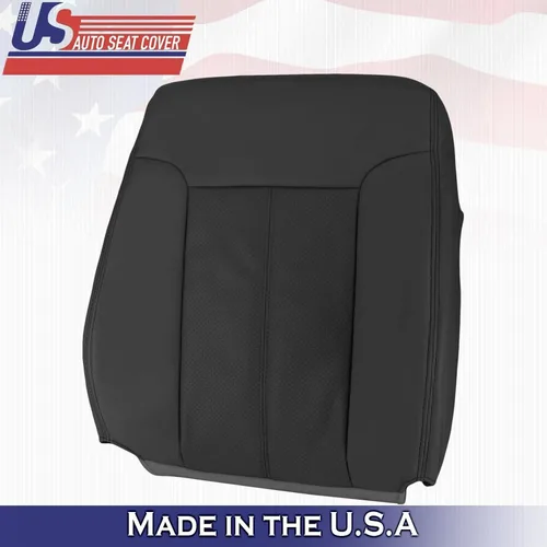 Miniatura 8 de Fundas de asiento autoSeatcover 2015 2016 para Ford F450 F550 Lariat - Fundas de asiento de cuero para conductor y pasajero, color negro