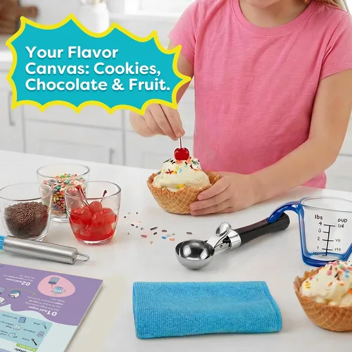 Miniatura 5 de Aizweb Máquina de helados para niños, kits de ciencia para hacer tu propio helado Experimentos educativos de ciencia de los alimentos STEM