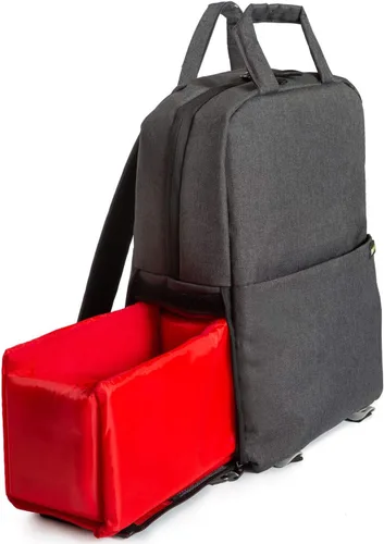 Miniatura 5 de Deco Gear Mochila multifunción para cámara SLR/DSLR con puerto de carga USB integrado para Canon, Nikon, Sony, compatible con cámaras sin espejo