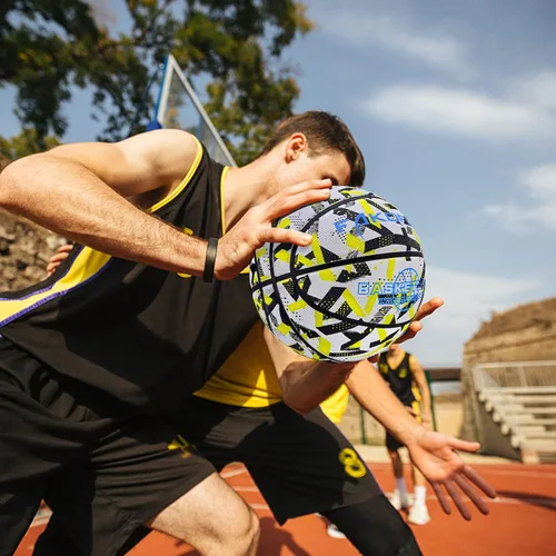 Miniatura 6 de Baloncesto para niños y niñas de 3/5 (22 pulgadas/27.5 pulgadas), baloncesto de goma de alta calidad para interiores y exteriores, para niños