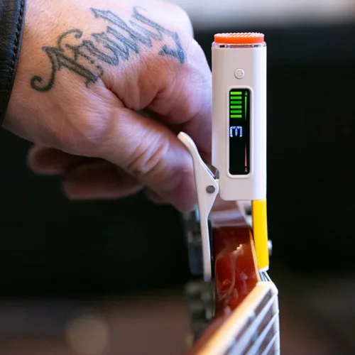 Miniatura 4 de Tunerette™ Afinador de guitarra de pinza – ¡Toca tu melodía con estilo! Perfecto para guitarras eléctricas, acústicas y de bajo, además de ukeleles