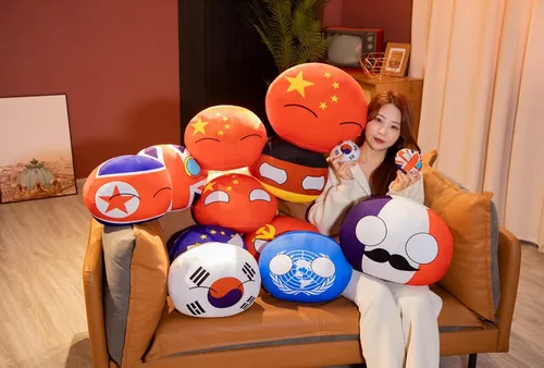 Miniatura 2 de Polandball de peluche de Portugal, peluche de Polandball, almohada de país con bandera, peluches de anime, regalos de 7.9 pulgadas (color: POR)