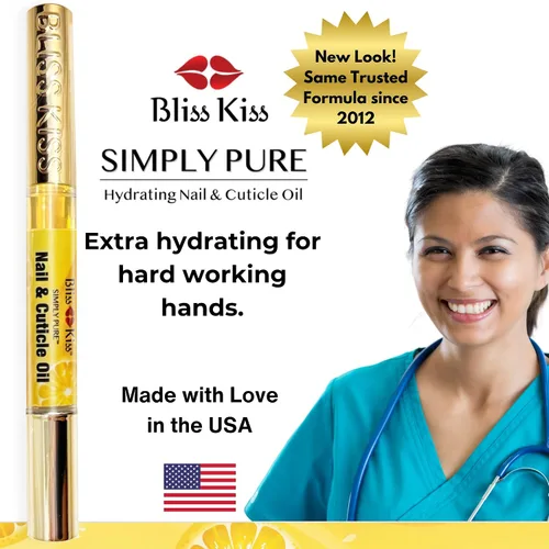 Miniatura 7 de NUEVO Bliss Kiss simplemente aceite puro de cutícula y uña kit principiante