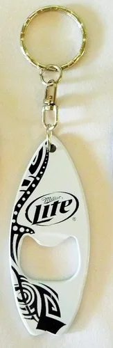 Miniatura 2 de Miller Lite Llavero de tabla de surf/abrebotellas