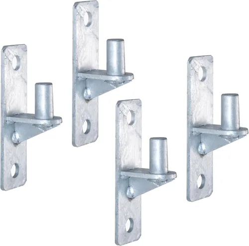 Bisagra de puerta de montaje en pared Bisagras de puerta de enlace de cadena con pasador de bisagra 5/8 (4 piezas)
