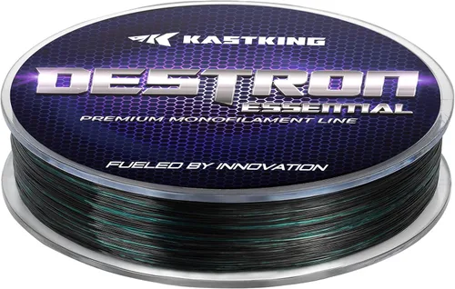 KastKing Destron Essential - Línea de pesca de monofilamento, revestimiento avanzado de polímero para alta resistencia a la abrasión, súper suave,