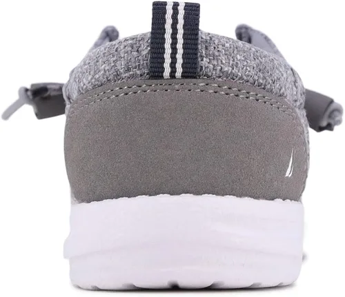 Miniatura 4 de Nautica Mocasines cómodos para niños y jóvenes, zapatos náuticos con cordones, tenis ligeros y casuales elásticos para niños pequeños y grandes