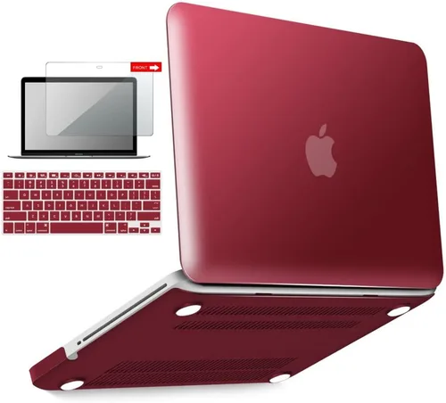 Miniatura 8 de IBENZER Compatible con MacBook Pro de 13 pulgadas A1278 Release 2012-2008, carcasa rígida de plástico con teclado y cubierta de pantalla para Apple