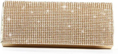 ELEOPTION - Bolsos de noche brillantes para mujer, para boda, baile de graduación, cartera para boda, fiesta, el mejor regalo (diamantes de