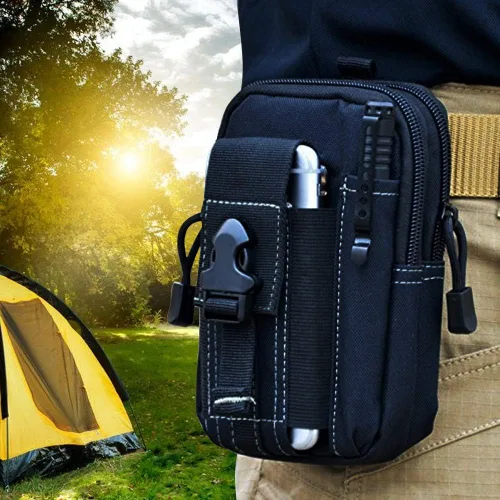 Miniatura 7 de Funda para teléfono celular de cintura, bolsa de cinturón, funda universal para teléfono al aire libre, estuche, bolsillo para gadgets para iPhone X