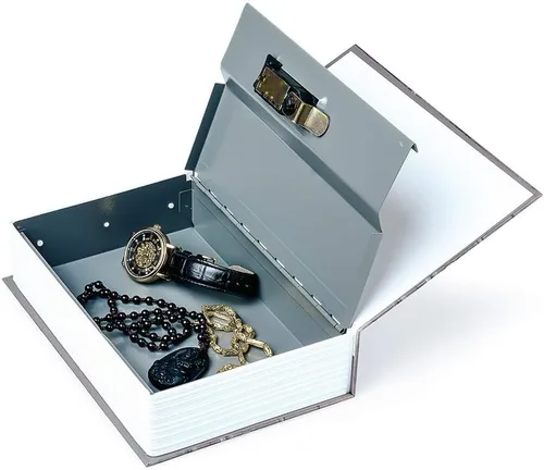 Miniatura 4 de Caja de almacenamiento segura con libro de diversión, código de estilo de amor, 9.5 x 6 x 2.2 pulgadas Caja fuerte secreta del diccionario